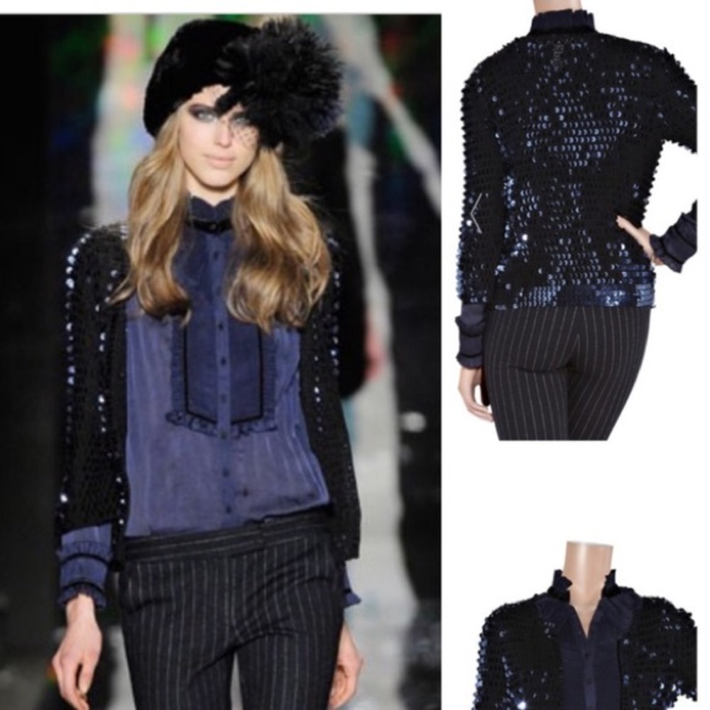 Diane Von Furstenburg Axelle Knitted Jacket